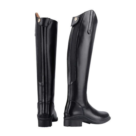 Genuine Leather Equestrian Riding Boots Obstacle High Race Boots Men Women Equipment For Horse Rider